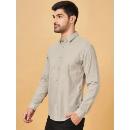 Byford By Pantaloons Grey Slim Fit Shirt image 3