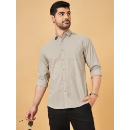 Byford By Pantaloons Grey Slim Fit Shirt image 4