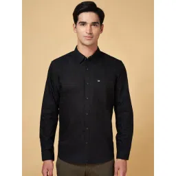 Byford by Pantaloons Jet Black Slim Fit Shirt-picture-27