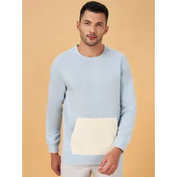Byford by Pantaloons Light Blue Slim Fit Sweatshirt-picture-43