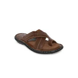 BYFORD by Pantaloons Men Brown PU Comfort Sandals-picture-35