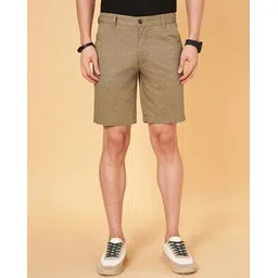 byford by pantaloons Men Flat Front Slim Fit Shorts-picture-14