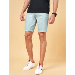BYFORD by Pantaloons Men Mid-Rise Slim Fit Regular Shorts-picture-29