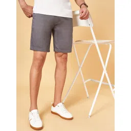 BYFORD by Pantaloons Men Mid-Rise Slim Fit Regular Shorts-picture-30