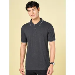 BYFORD by Pantaloons Men Polo Collar Slim Fit T-shirt-picture-11