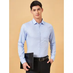 BYFORD by Pantaloons Men Self Design Slim Fit Opaque Formal Shirt-picture-29