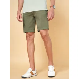 BYFORD by Pantaloons Men Slim Fit Mid-Rise Chino Shorts-picture-18