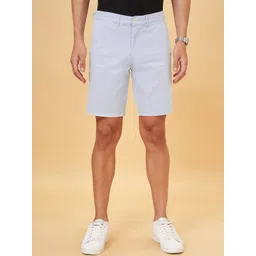 BYFORD by Pantaloons Men Slim Fit Mid-Rise Cotton Shorts-picture-20