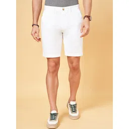 BYFORD by Pantaloons Men Slim Fit Mid-Rise Pure Cotton Shorts-picture-25