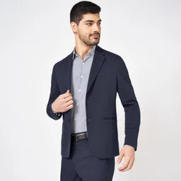 byford by pantaloons Men Solid Mandarin Casual Blazer-picture-31