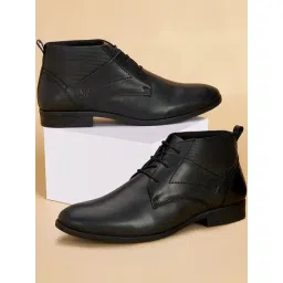 Byford by Pantaloons Men's Black Chukka Boots-picture-30