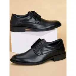 Byford by Pantaloons Men's Black Derby Shoes-picture-28