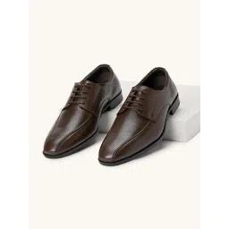 Byford by Pantaloons Men's Brown Derby Shoes-picture-26