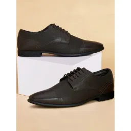 Byford by Pantaloons Men's Brown Derby Shoes-picture-17