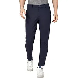 byford by pantaloons Men's Mid Rise Slim Fit Trousers-picture-22