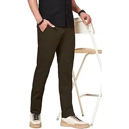 byford by pantaloons Men's Mid Rise Slim Fit Trousers-picture-21