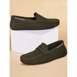 Byford by Pantaloons Men's Olive Casual Loafers-picture-42