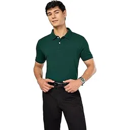 byford by pantaloons Men's Solid Slim Fit Polo Shirt-picture-18