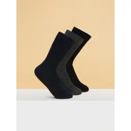 Byford by Pantaloons Multicolor Solid Socks - Pack of 3-picture-34