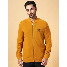 Byford by Pantaloons Mustard Slim Fit Sweatshirt-picture-35