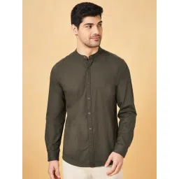 Byford By Pantaloons Olive Slim Fit Shirt-picture-47