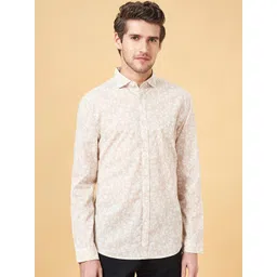 BYFORD by Pantaloons Slim Fit Opaque Floral Printed Cotton Casual Shirt-picture-11
