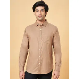 BYFORD by Pantaloons Slim Fit Spread Collar Cotton Casual Shirt-picture-14