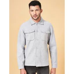 BYFORD by Pantaloons Spread Collar Shacket-picture-29