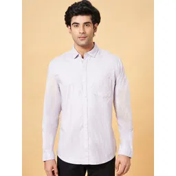 BYFORD by Pantaloons Spread Collar Slim Fit Cotton Casual Shirt-picture-18