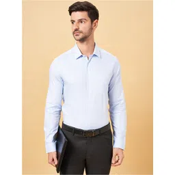 BYFORD by Pantaloons Striped Cotton Spread Collar Long Sleeves Slim Fit Formal Shirt-picture-40