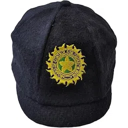 c classic India Baggy Style Test Cricket Cap, Blue, Embroidery, for Cricket Lovers, Cricket Hat-picture-13