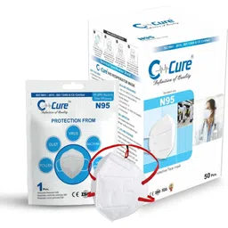 c-cure N95 Disposable Face Mask with Adjustable Head Loop 5 Layer Protection CDN95FMWHL-10 Reusable, Washable-picture-27