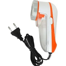 C (DEVICE) Plastic Electric Nova Lint Roller For All Woolen Sweaters, Blankets, Jackets Lint Roller For Woolen Clothes, Electric Lint Roller, Best Lint Shaver For Clothes Lint Roller (White & Orange)-picture-25