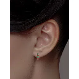 C KRISHNIAH CHETTY JEWELLERS PVT LTD 22KT Gold Drop Earrings - 2.8 g-picture-23