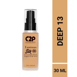 C2P PROFESSIONAL MAKEUP Luminous Silk Foundation 30 ml - Deep 13-image-8