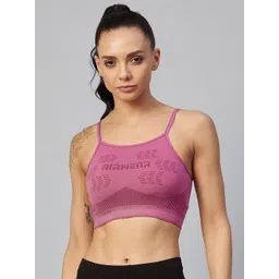 C9 AIRWEAR Mauve Lightly Padded & Non-Wired Seamless Bra-P2229-ROSE WINE-picture-33
