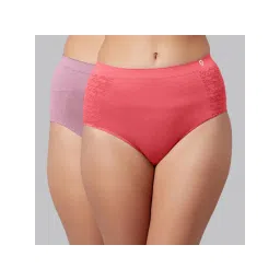 C9 Airwear Seamless High Rise Hipster Brief For Women (Pack of 2)-picture-36