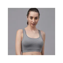 C9 Airwear Seamless Ribbed Sports Womens Bra - Grey-picture-11