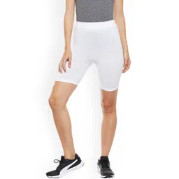 C9 AIRWEAR Women White Solid Regular Fit Sports Shorts-picture-29