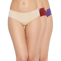 c9 airwear Women's Seamless Mid Waist Panties – 4-Way Stretch, Smooth & Breathable Comfort – Everyday Wear Underwear – Pack of 3-picture-53