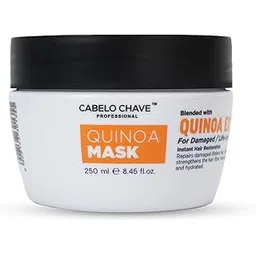 Cabelo Chave Professional's Quinoa Mask 250 ml | For Damaged/Life-Less Hair |Fights Frizz |Gives a Long-Lasting Shine-picture-27