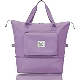 cabin club Lightweight Waterproof Nylon Foldable Travel Duffle Bag for Women-picture-36