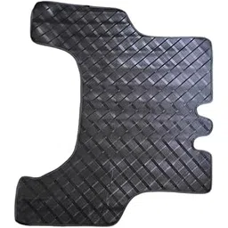 Cabix Heavy Duty Rubber Foot Mat Floor Matting for Mahindra Jeeto (Set of 1 Piece)-picture-32