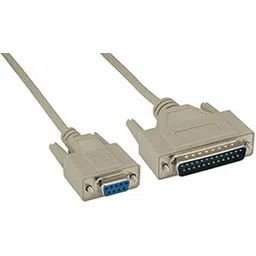 cable leader DB9 Female to DB25 Male Null Modem Cable (6 Foot (1 Pack))-picture-25