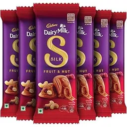Cadbury Dairy Milk Silk Fruit & Nut Chocolate Bar,55 Gram (Pack of 6)-picture-30