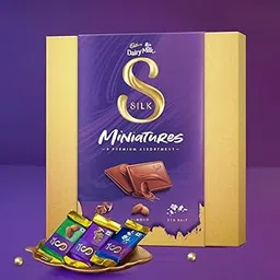 Cadbury Dairy Milk Silk Miniatures Premium Assorted Chocolate Diwali Gift pack, 90 g-picture-21