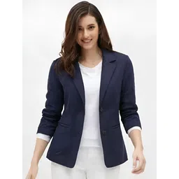cadmon Women Solid Single Breasted Formal Blazer-picture-44