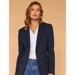 cadmon Women Solid Single Breasted Formal Blazer-picture-21