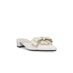 CAI Embellished PU Block Mules-picture-11