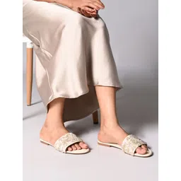 CAI Women Party Open Toe Flats-picture-23